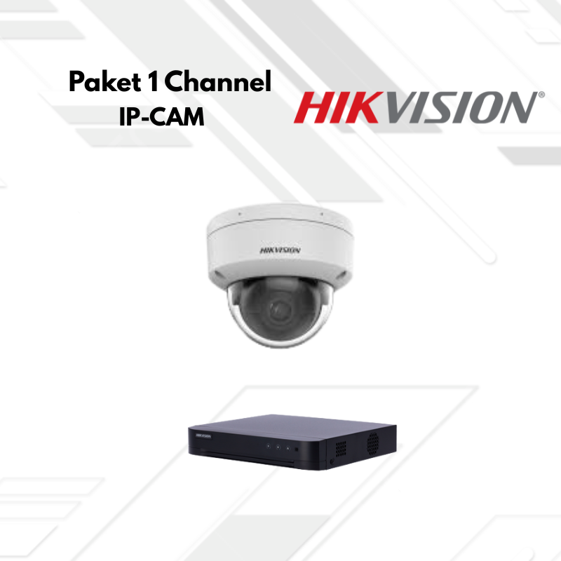 Paket CCTV HikVision Ip Camera 1 Channel