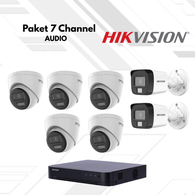 Paket CCTV HikVision Audio 7 Channel