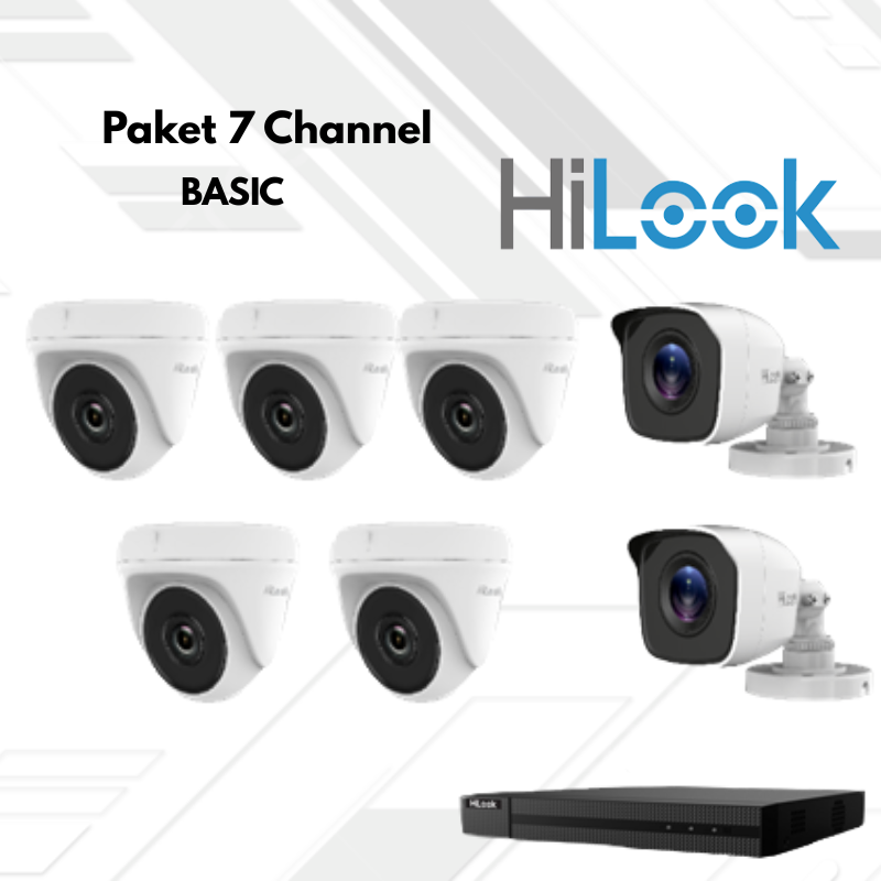 Paket CCTV HiLook Basic 7 Channel