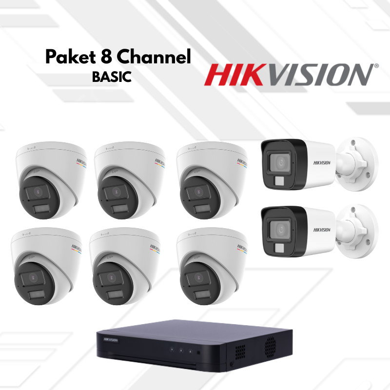 Paket CCTV HikVision Basic 8 Channel