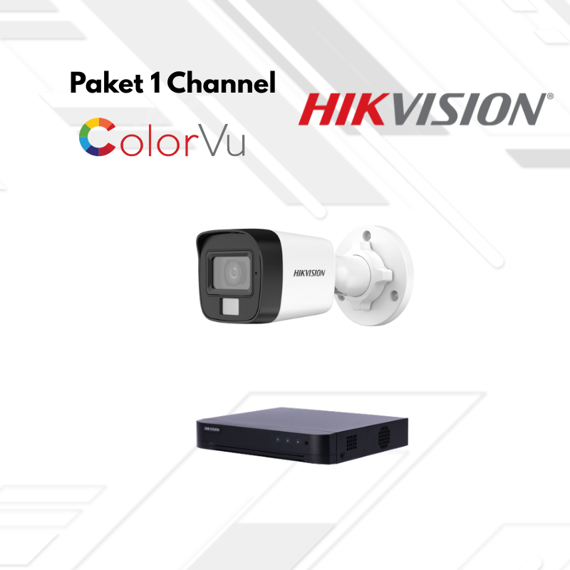 Paket CCTV HikVision Full Color 1 Channel