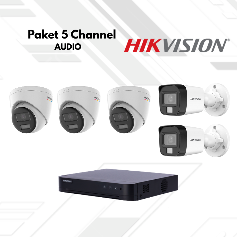 Paket CCTV HikVision Audio 5 Channel