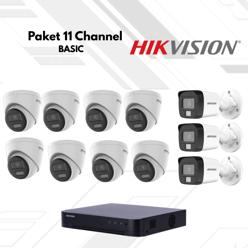 Paket CCTV HikVision Basic 11 Channel