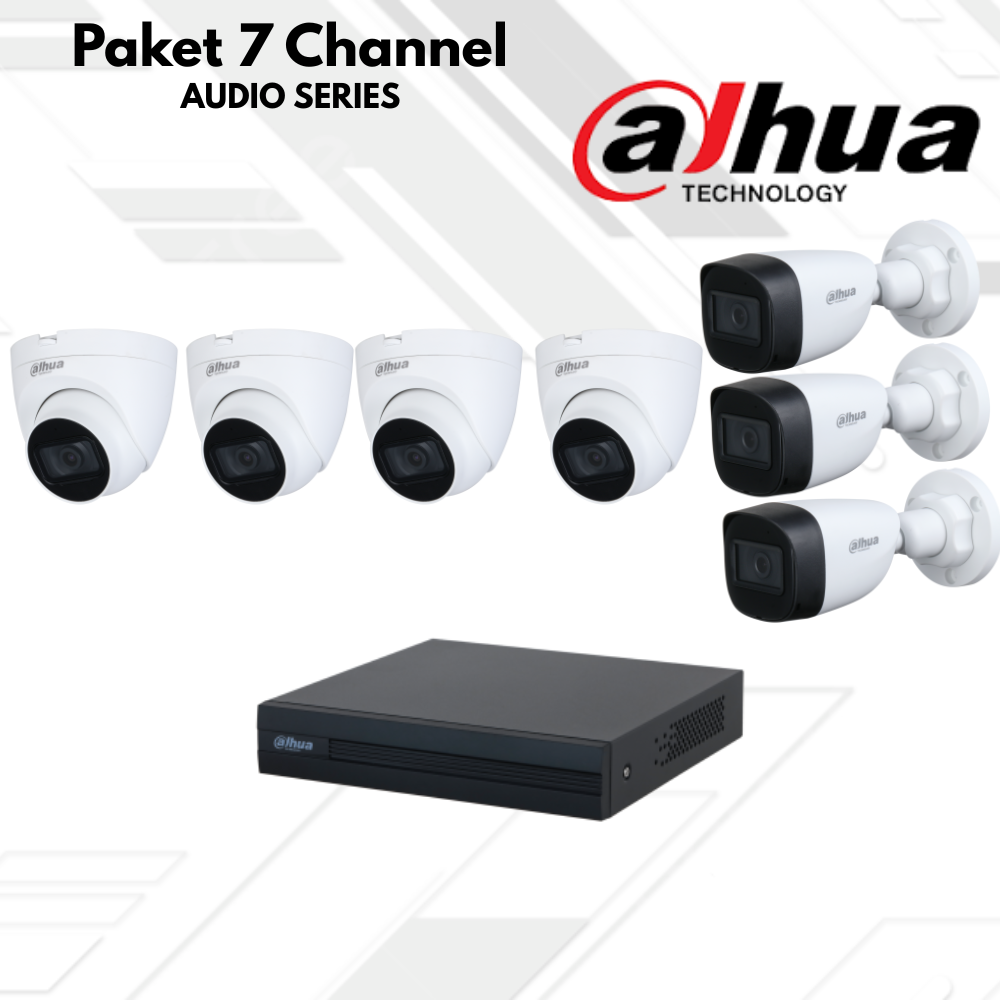 Paket CCTV Dahua Audio 7 Channel