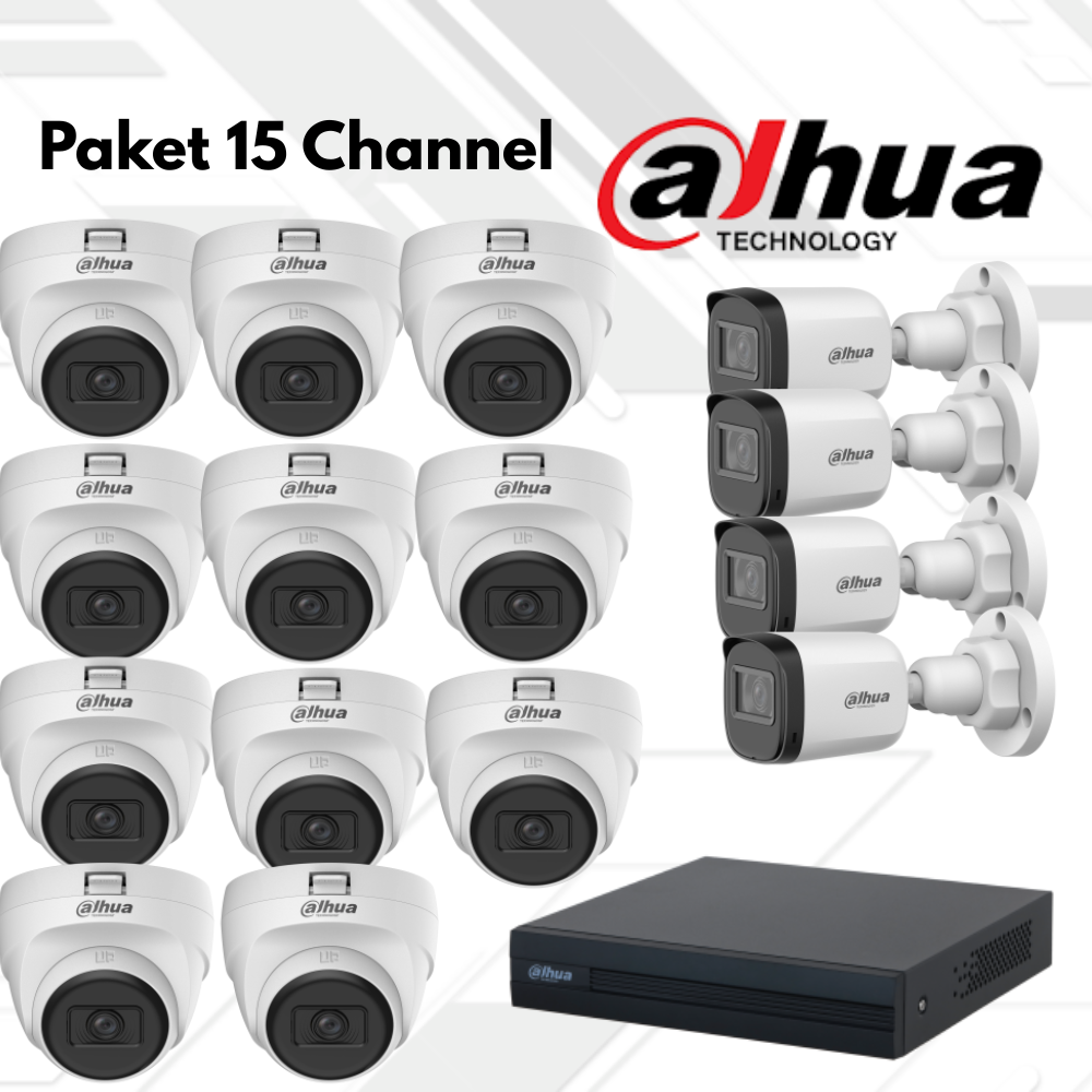 Paket CCTV Dahua Basic 15 Channel