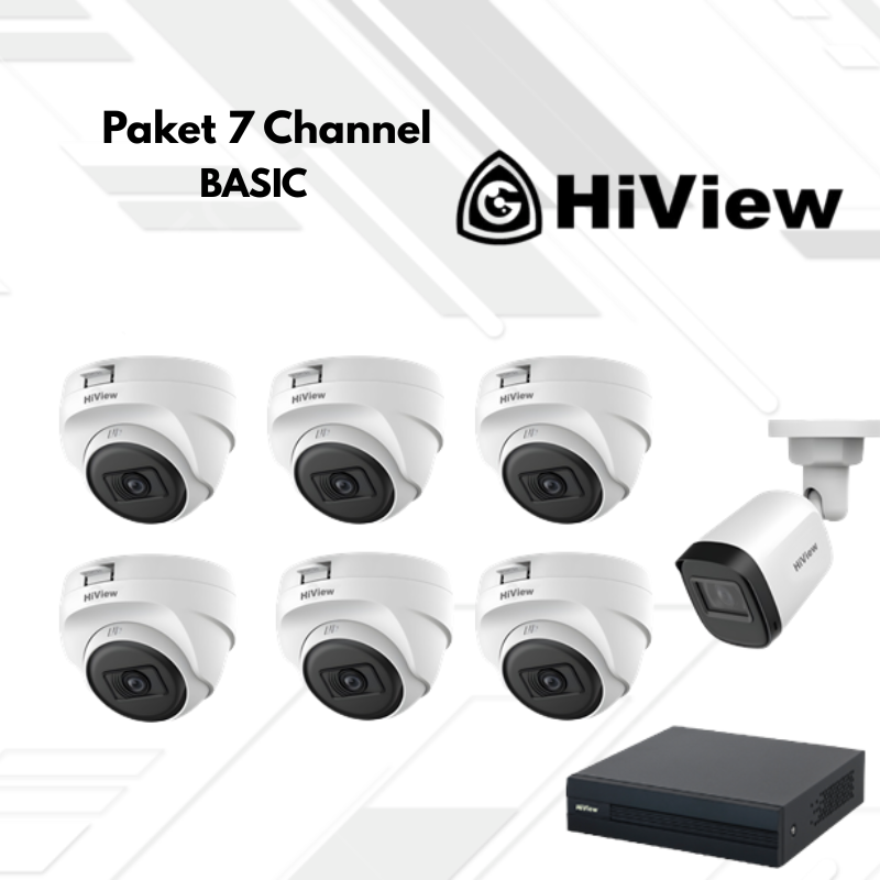 Paket CCTV HiView Basic 7 Channel