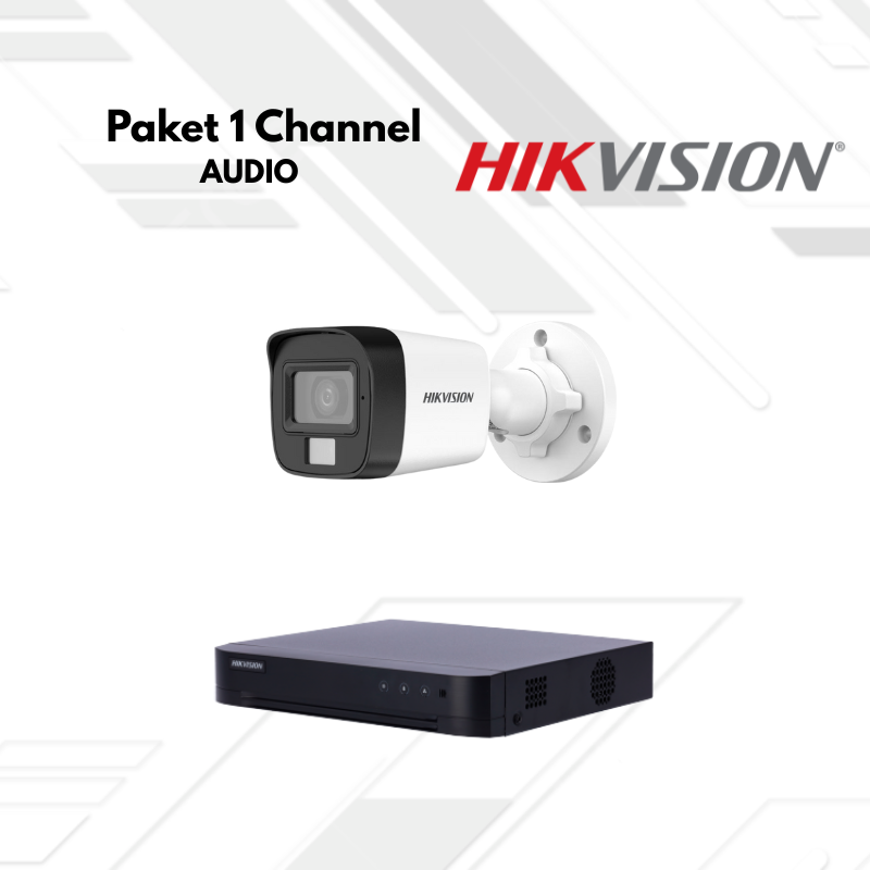 Paket CCTV HikVision Audio 1 Channel