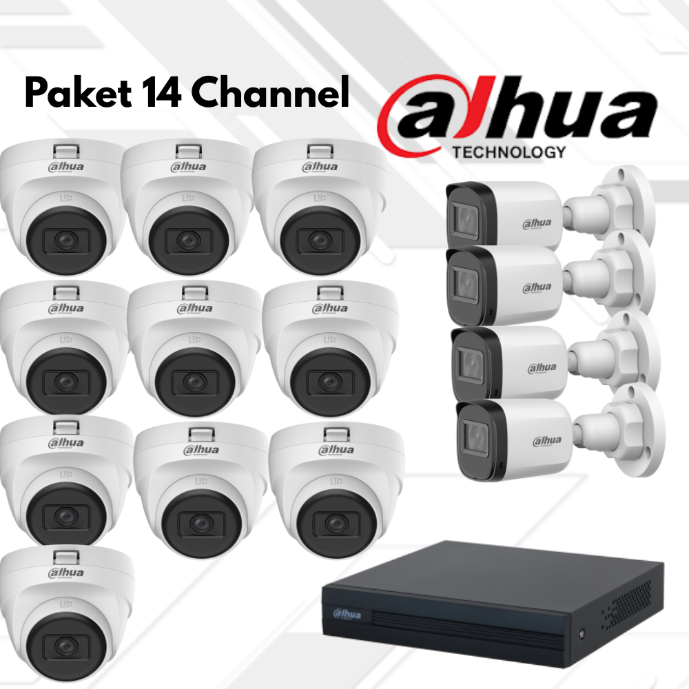 Paket CCTV Dahua Basic 14 Channel
