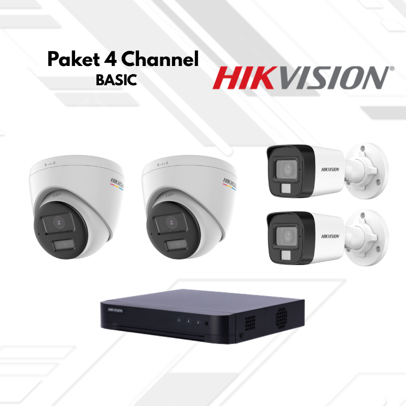 Paket CCTV HikVision Basic 4 Channel