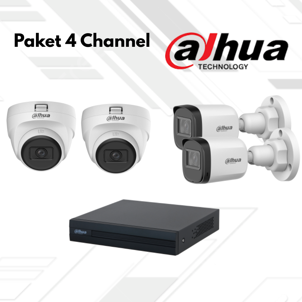 Paket CCTV Dahua Basic 4 Channel