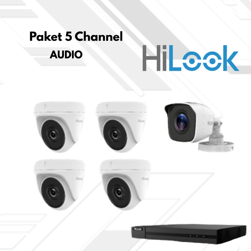 Paket CCTV HiLook Audio 5 Channel