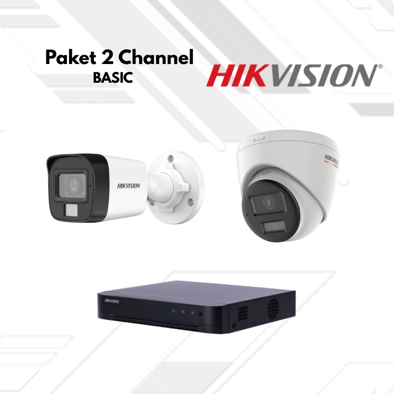 Paket CCTV HikVision Basic 2 Channel