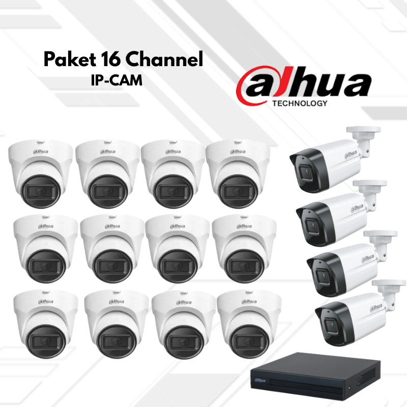 Paket CCTV Dahua IP Camera 16 Channel