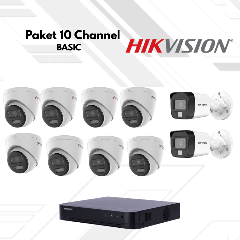 Paket CCTV HikVision Basic 10 Channel