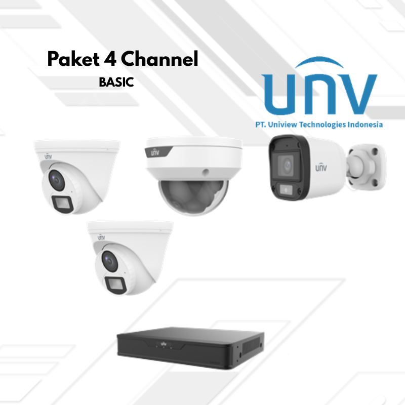 Paket CCTV UNV Basic 4 Channel