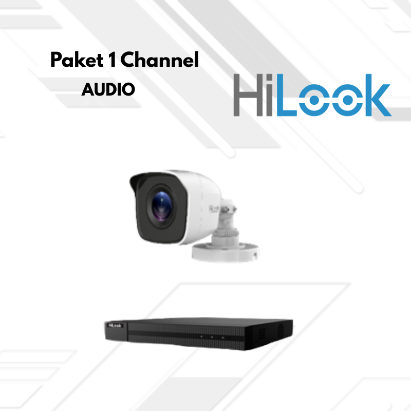 Paket CCTV HiLook Audio 1 Channel