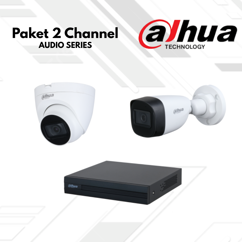 Paket CCTV Dahua Audio 2 Channel