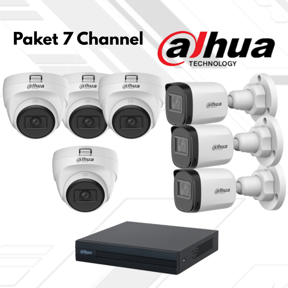 Paket CCTV Dahua Basic 7 Channel