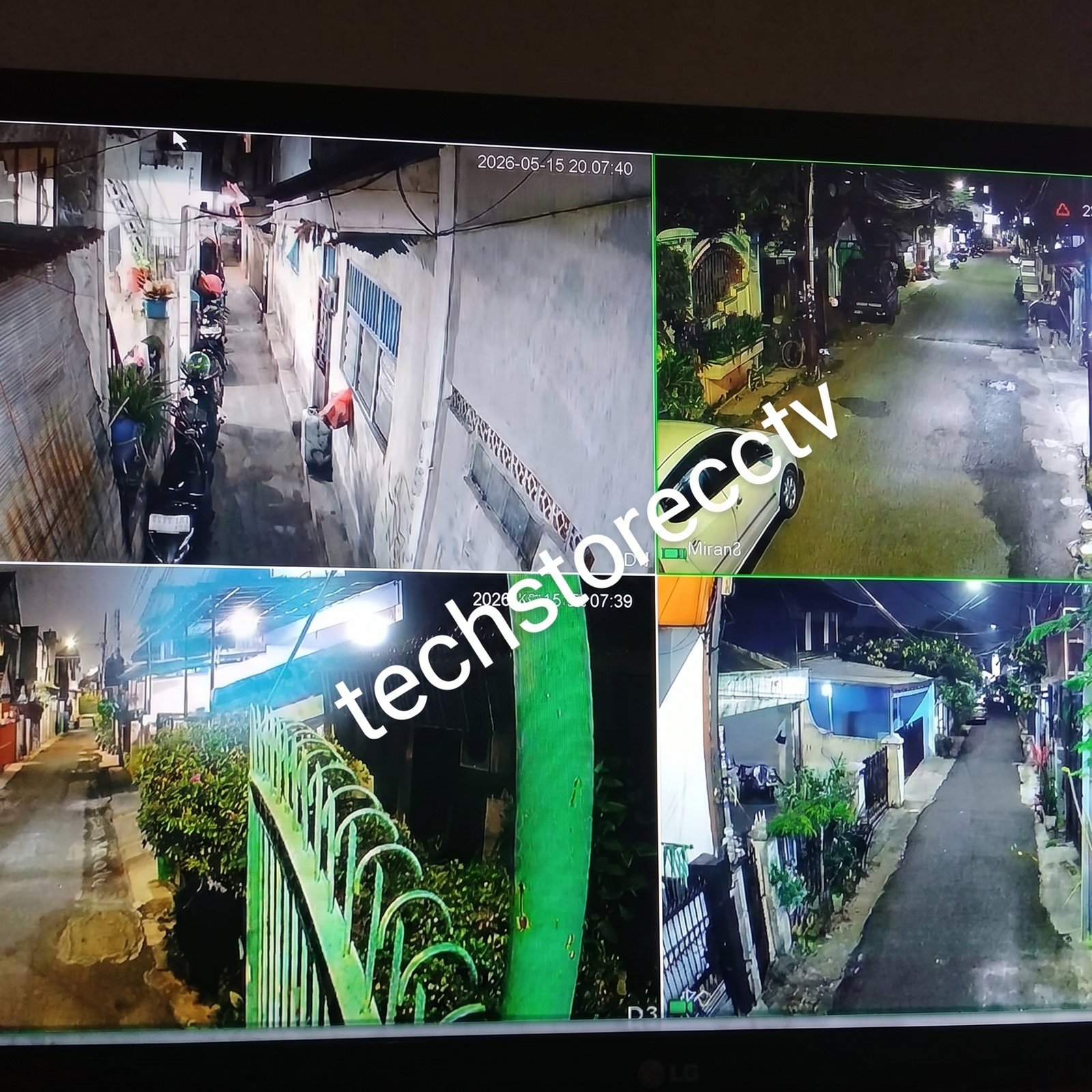 INSTALASI CCTV 4 CHANNEL