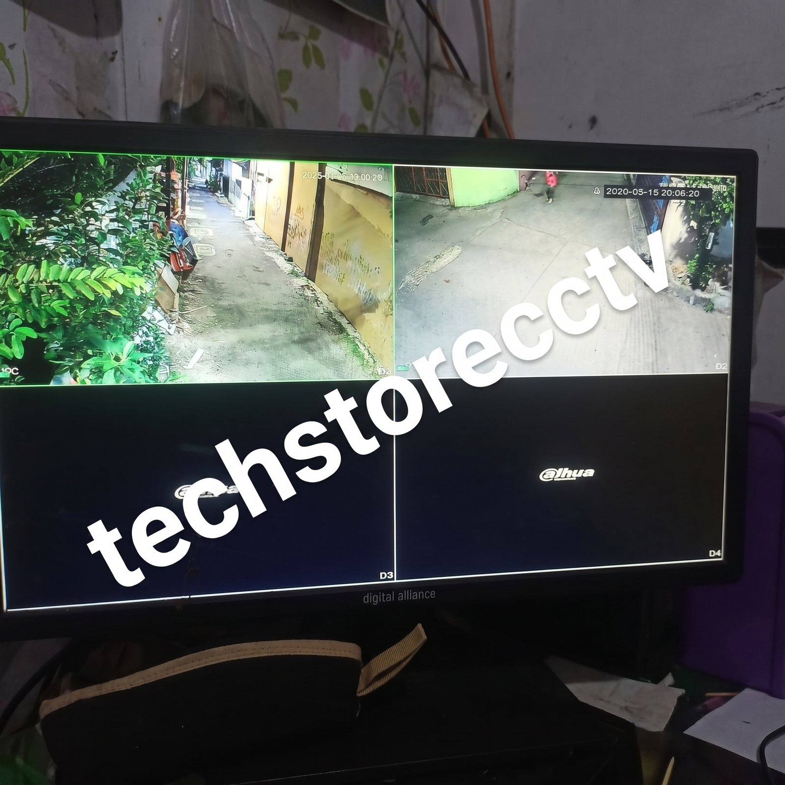 INSTALASI PEMASANGAN CCTV 2 CANNEL